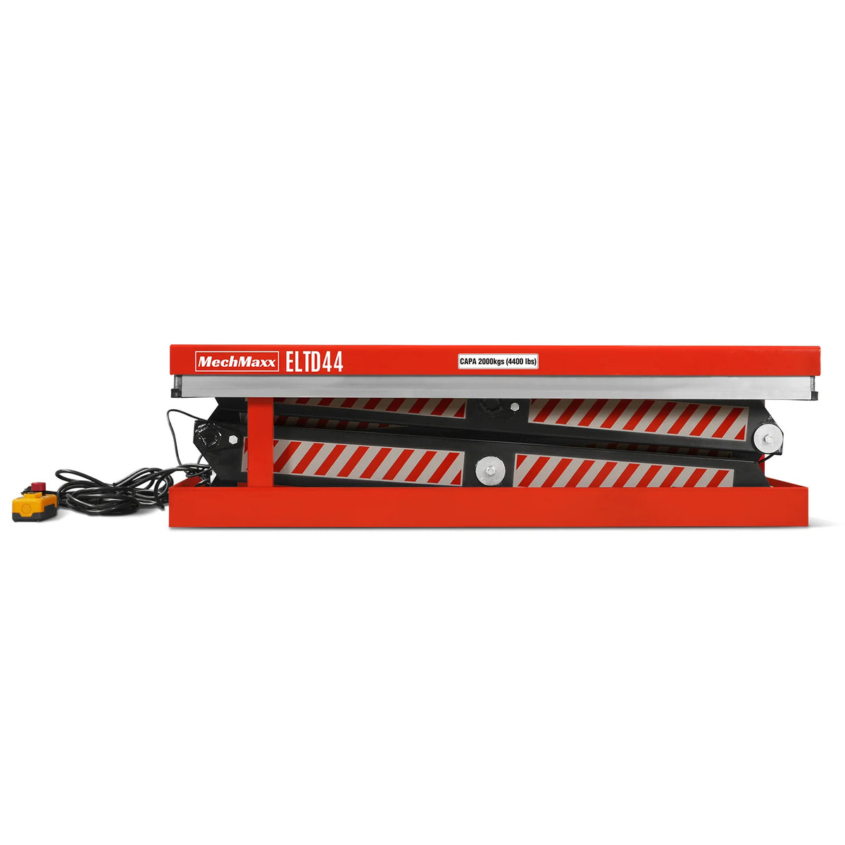 4400lbs Capacity Stationary Electric Hydraulic Double Scissor Lift Table, 51.2" x 33.5" Platform, 70.1" Lift Height, UL Certified Motor, ELTD44