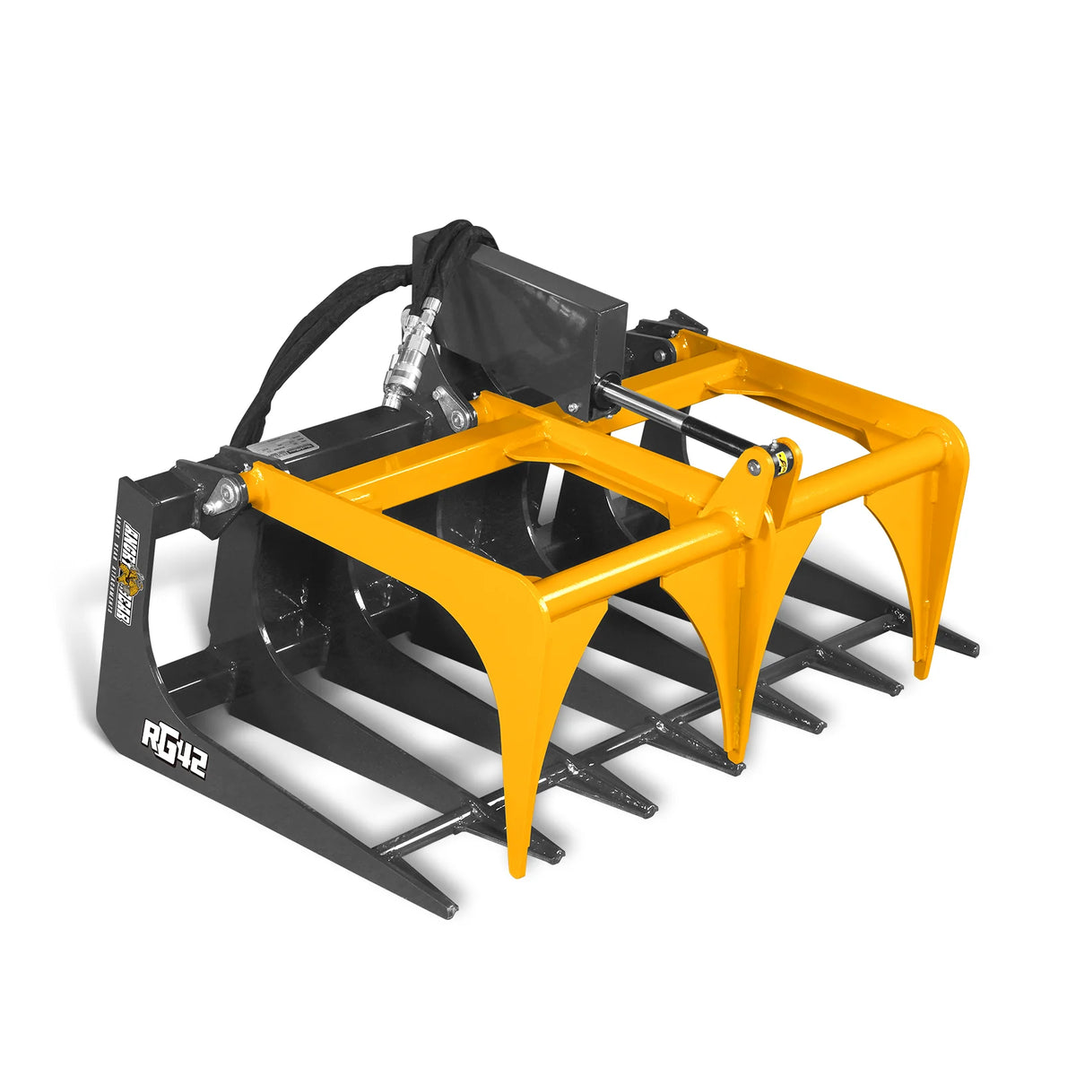 42" Mini Skid Steer Skeleton Grapple Attachment, 24" Arm Opening, 2000 lb Weight Capacity