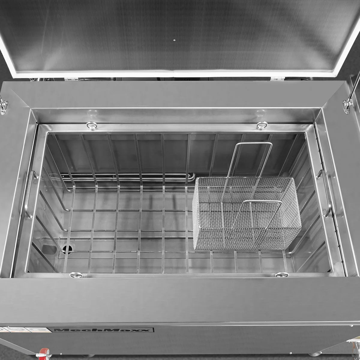 81 Gal / 308L Heavy Duty Industrial Ultrasonic Parts Washer, 28kHz 40 Transducers, SS304 Tank, 10kW Heater, 208–240V 3 Phase Power