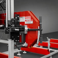 36" MAX Portable Sawmill, 25HP 750cc ZONSEN V-Twin Engine, 36" Board Width, 20' Track Length, SM-36MAX