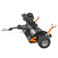MechMaxx 48" Tow-Behind ATV Offset Flail Mower,  15HP 459cc E-start Gas Engine Powered; Adjustable Mowing Height,  ATV120