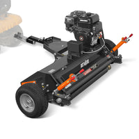 MechMaxx 48" Tow-Behind ATV Offset Flail Mower,  15HP 459cc E-start Gas Engine Powered; Adjustable Mowing Height,  ATV120
