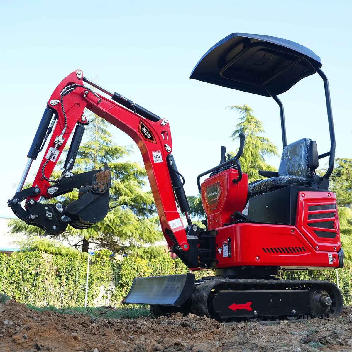 Mini Compact Excavator HONDA GX390 Engine,  65.7" Max. Digging Depth, 1Ton, 2280 LBS Operating Weight,  MEC10