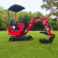 Mini Compact Excavator HONDA GX390 Engine,  65.7" Max. Digging Depth, 1Ton, 2280 LBS Operating Weight,  MEC10
