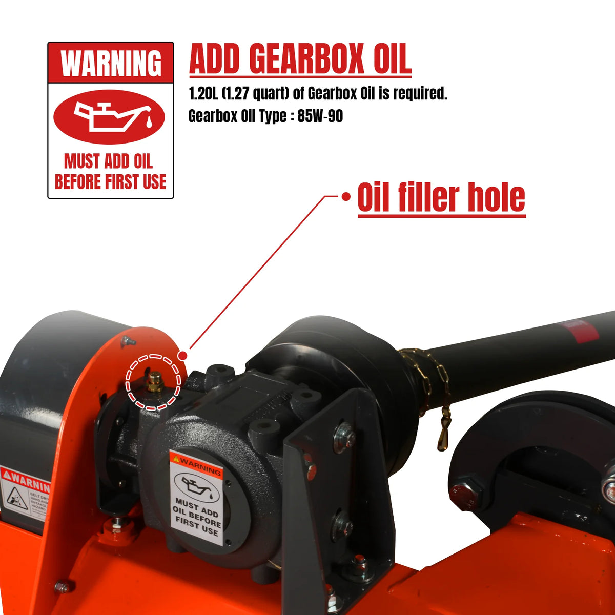 65" Standard 3 Point Offset Flail Ditch Bank Mower,  30-60HP,  VAM65