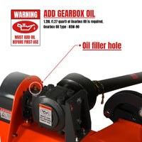 65" Standard 3 Point Offset Flail Ditch Bank Mower,  30-60HP,  VAM65