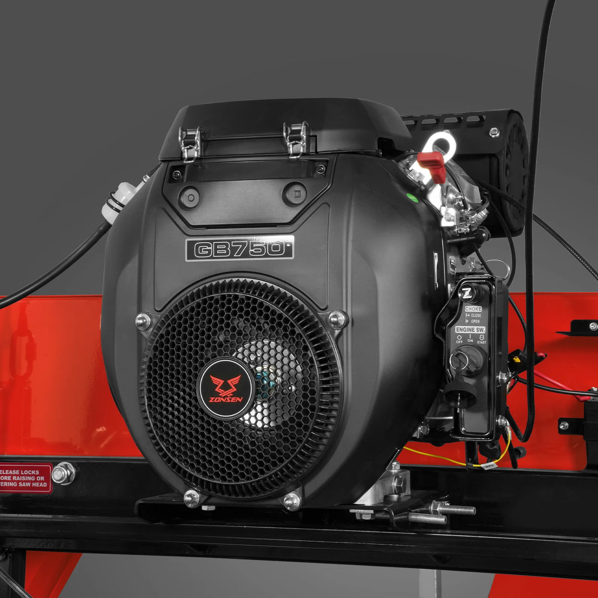 36" MAX Portable Sawmill,  25HP 750cc ZONSEN V-Twin Engine,  36" Board Width, 20' Track Length, SM-36MAX